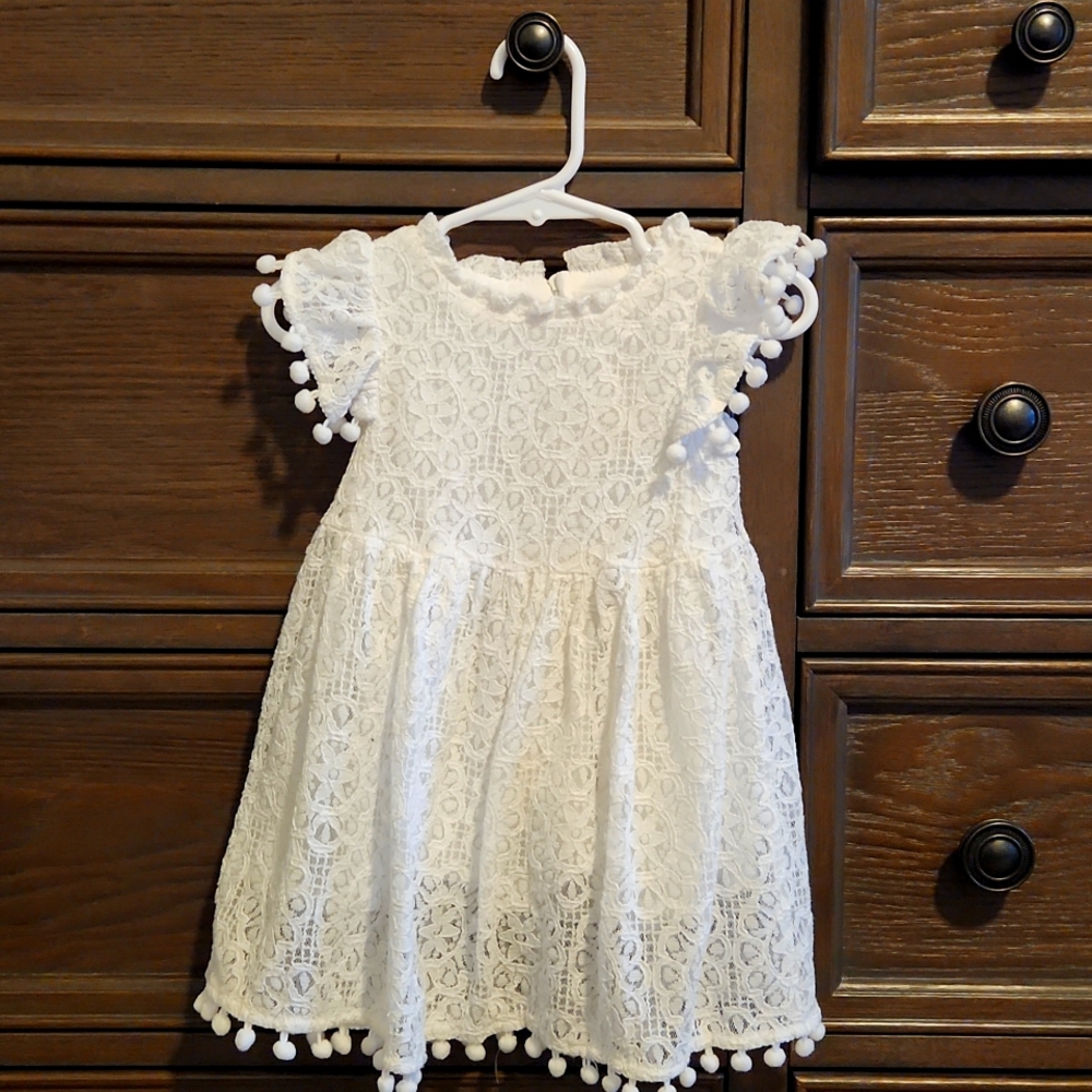 White 18 Month Lace Dress